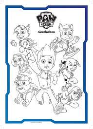 Nick jr nickelodeon coloring pages. Nickalive Paw Patrol Coloring In Sheets Nick Jr Color