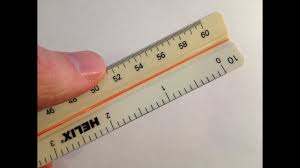 how to use an engineers scale or engineers ruler