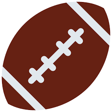 Football emoji emojis, emoticons, smileys. American Football Emoji