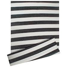 Black And White Striped Area Rug 5x7 Amazon Com Dii Contemporary Indoor Outdoor Lightweight Reversible Fade Resistant Area Rug Great For Patio Deck Backyard Outdoor Rugs Rugs Porch Decorating