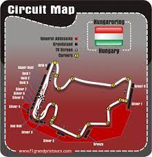 Fri 27th august 2021 10:30am f1 season Budapest F1 Track Map