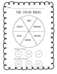 Image Result For Color Theory Worksheet Color Wheel Worksheet Color Art Lessons Color Wheel