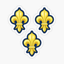 Antique emerald & diamond fleur de lis ring, c. Blason France Moderne French Royal Golden Yellow Fleur De Lys Lis Blue King Of France Coat Of Arms Vintage Dark Navy Blue Background Hd High Quality Sticker By Iresist Redbubble