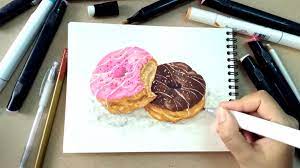 How to draw a realistic cat step by step drawing tutorials. Ink Markers Food Drawing And Illustration Online Course Selsal Online Gift Store Art School