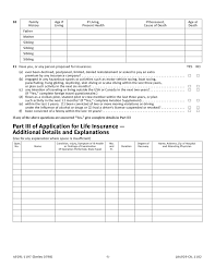 Binder or certificate of insurance fema.gov. Life Insurance Application Form Template Free Download
