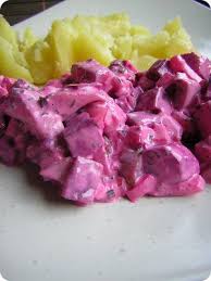 Heringssalat Mit Roter Bete Heringssalat Heringssalat Rezept Heringsalat