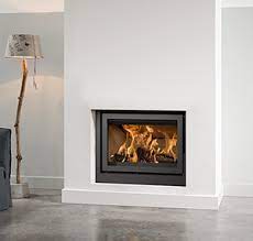 Insert à bois avec soufflerie. Inserts A Bois Avec Ventilateurs Turbo Fonte