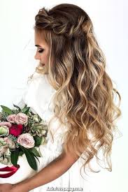 Magical Marriage Ceremony Hairstyles With Hair Down Hochzeitsfrisur 20 Down Hairstyles Long Hair Styles Hair Styles