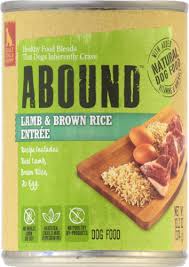 Limited ingredient diets lamb & brown rice small breed formula dry dog food. Abound Lamb Brown Rice Entree Dog Food 13 2 Oz Fry S Food Stores