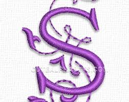Free Embroidery Design Purple Heart Font Letter S Embroidery Designs Free Embroidery Designs Machine Embroidery Designs