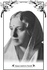 Image result for Vijaya Lakshmi Pandit