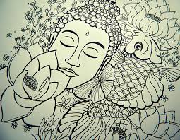 Buddha tattoos meaning and symbolism. Tattoo Design Buddha Koi And Lotus Blossom On Behance
