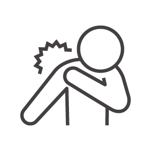 肩の痛みのアイコン | フリーのアイコンイラスト素材 icon-pit