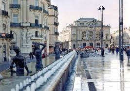 Montpellier Place De La Comedie Annees 1990 Montpellier Ville France Beziers