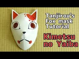 Check spelling or type a new query. Kimetsu No Yaiba Tanjirou S Fox Mask Tutorial Demon Slayer Cosplay Mask Yakujo No Men Youtube