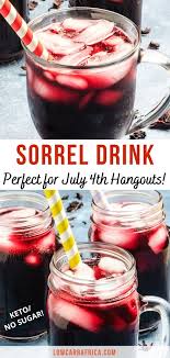 Sorrel Drink Zobo Drink Sobolo Low Carb Africa Recipe In 2020 Hibiscus Drink Low Carb Low Carb Sweeteners