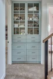 Rising up from a shallowly stepped base with a straight toe kick, this tall linen cabinet offers transitional style with plenty of storage. Modern French Country Farmhouse On A City Lot Home Bunch Interior Design Ideas In 2021 Linen Closet Built In Linen Closet Wythe Blue