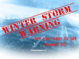 Attention Beginners Are You Ready To Be Snowed In For A Few Days If Not There S No Time Like The Present Winter Storm Winter Storm Prep Winter Preparedness