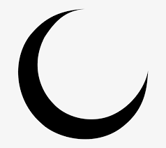 The shapes all have the basis of an ellipse because the moon is never very far. Moon Clipart Half Moon Black Transparent Png 721x720 Free Download On Nicepng