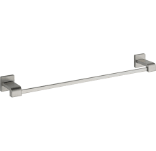 Double vanity in white with marble vanity top in carrara white, porcelain sinks and 24 in. Delta 77524 Ss Ara 24 Wall Mounted Towel Bar Build Com