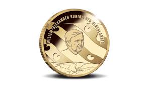 Het is voor het eerst dat er beeld in omloop is waarop de koning ongeschoren te zien is. Willem Alexander With Beard On Commemorative Coin Archyworldys