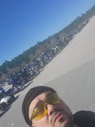 Riding and enjoying company with steak tips and taters