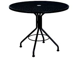 Maybe you would like to learn more about one of these? Woodard Wrought Iron Mesh 36 Wide Round Bistro Table With Umbrella Hole Wr280135