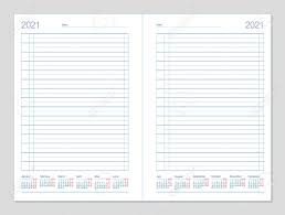 This template is available as editable word / pdf document. Datebook 2021 Diary 2021 Daily Planner 2021 Template Design Royalty Free Cliparts Vectors And Stock Illustration Image 140746363