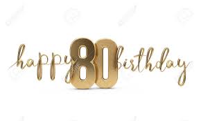 Happy 80th birthday images for him. Happy 80th Birthday Gold Greeting Background 3d Rendering Stock Photo Picture And Royalty Free Image Image 103838952