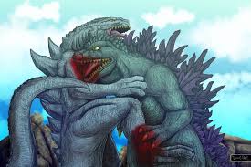 Godzilla Vs Zilla By Lucascgabetarts All Godzilla Monsters Godzilla Kaiju Art