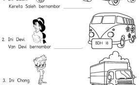 Bina ayat mudah kenderaan darat kitpramenulis. Lembaran Kerja Tema Kenderaan Darat Prasekolah Cute766
