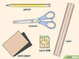 Can You Cut A Normal Sim To A Nano Sim How To Cut A Sim Card 11 Steps With Pictures Wikihow
