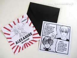 Invitation Manga 2 Fetes Vous Meme Invitation Invitation Anniversaire Anniversaire Naruto