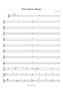 Warner Bros. Theme Sheet Music - Warner Bros. Theme Score ...