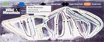 Wild Mountain Trail Map Wild Mountain Ski Area Trail Map