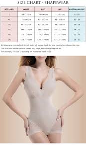 Waist Trainer Size Chart Waist Training Products Australia