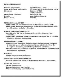 El título del curriculum vitae debe indicar al reclutador que estás preparado para desarrolllar un trabajo en particular, tienes una habilidad en particular que te diferencia del resto, o. Curriculum Vitae Ejemplo Sin Experiencia Laboral Ejemplo