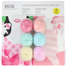 Eos organic lasting hydration lip care collection. Eos Evolution Of Smooth Lip Balm Lasting Hydration Lip Care Collection 6 Pack Strawberry Sorbet Sweet Mint Vanilla Bean Coconut Milk Vanilla Mint Honey Apple Walmart Com