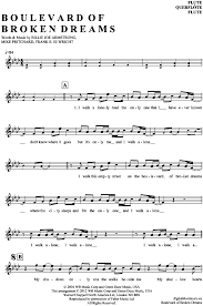 Green Day Boulevard Of Broken Dreams Piano Sheet Music Boulevard Of Broken Dreams Querflote Green Day Pdf Noten Klick Auf Die Noten Um Reinzuhoren Noten U Saxophon Noten Querflote Noten Klarinette Noten