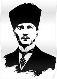 Gazi Mustafa Kemal Ataturk Poster By Tuwegl Cizim Portre Poster