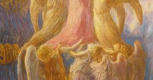 Gaetano Previati L Assunzione Art Pre Raphaelite Art Symbolist