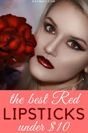 Best Red Drugstore Lipsticks That Don T Smudge Best Red Lipstick Red Lipstick Makeup Looks Lipstick For Fair Skin