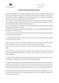Naval groupe lettre de motivation : Lettre De Motivation Leonard De Vinci Par User Fichier Pdf
