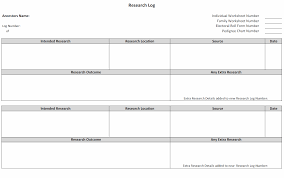 Easy To Use Genealogy And Family History Research Log