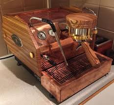 Custom Made Custom Wood Panels For La Marzocco Gs3 Espresso Machine Coffee Machine Design Espresso Espresso Machine