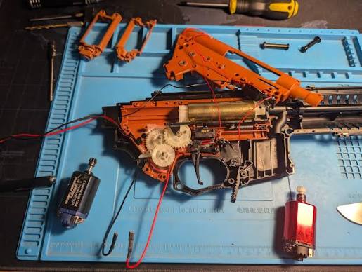 gel blaster motor installation