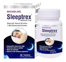 Buy Nicholas Nutraceuticals Sleeptrex Sleeping Medicine Tablet 5 Mg Melatonin Non Habit Tablet De Stress Natural Sleeping Pills For Improve And Healthy Deep Sleep 60 Tablet Online At Low Prices In India
