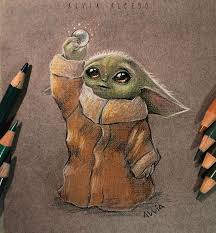 Baby Yoda By Alviaalcedo On Deviantart Yoda Artwork Yoda Art Yoda Drawing