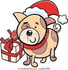 In this powerpoint tutorial, you will learn how to design an awesome cartoon character in powerpoint. Cute Puppy On Christmas Cartoon Cartoon Illustration Of Dog Or Puppy Animal Character With Christmas Present Canstock