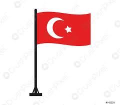 The flag is often called al bayrak (the red flag), and is referred to as al sancak (the red banner) in the turkish national anthem. Tureckij Flag Stokovyj Vektor Crushpixel